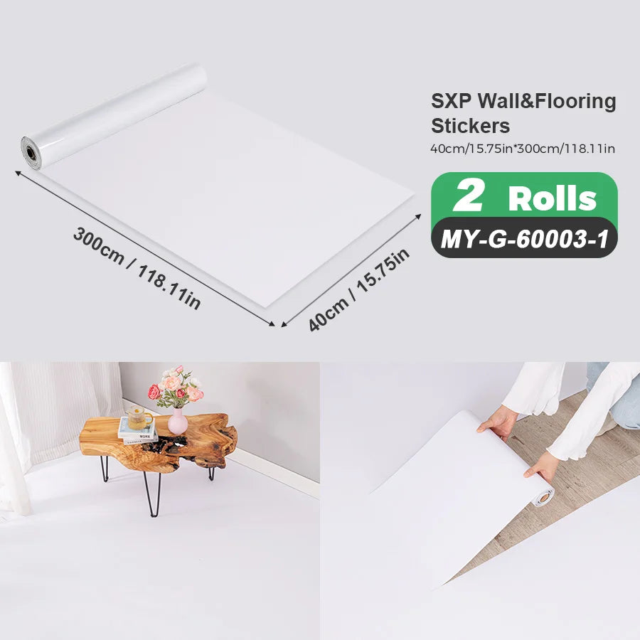 Self Adhesive Wall Floor Sticker Peel And Stick Wood Grain Marble Design