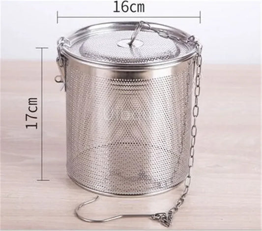 304 Stainless Steel Round Hole Colander Strainer